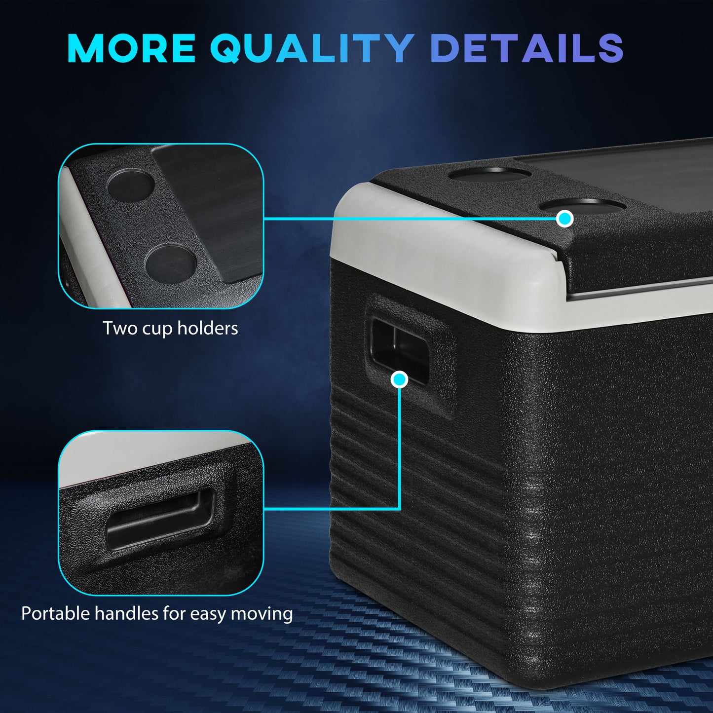 30L Durable 12V fridge freezer for tractors & farm vehicles. Portable, low-power cooling – perfect for fieldwork, harvest, and off-grid farming