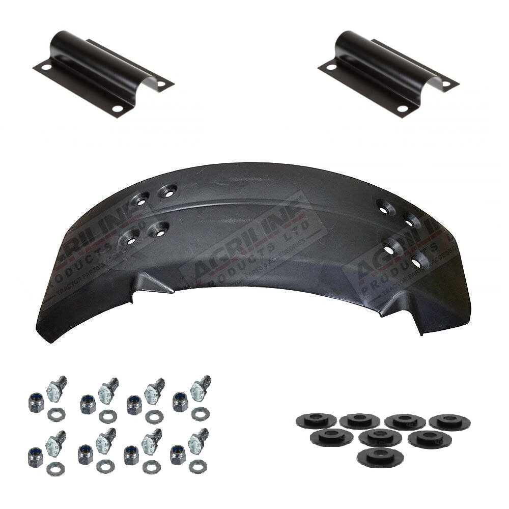 JCB TELEHANDLER LOADAL 526-56 N/S PASSENGER FRONT REAR FENDER WITH FIXING KIT