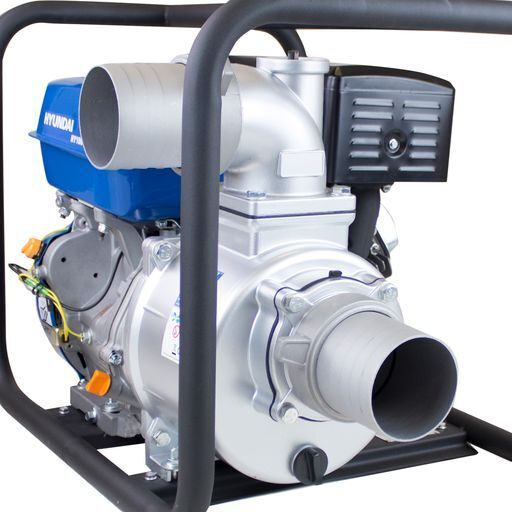 Hyundai 389cc 13hp Professional Petrol Water Pump - 4"/100mm Outlet