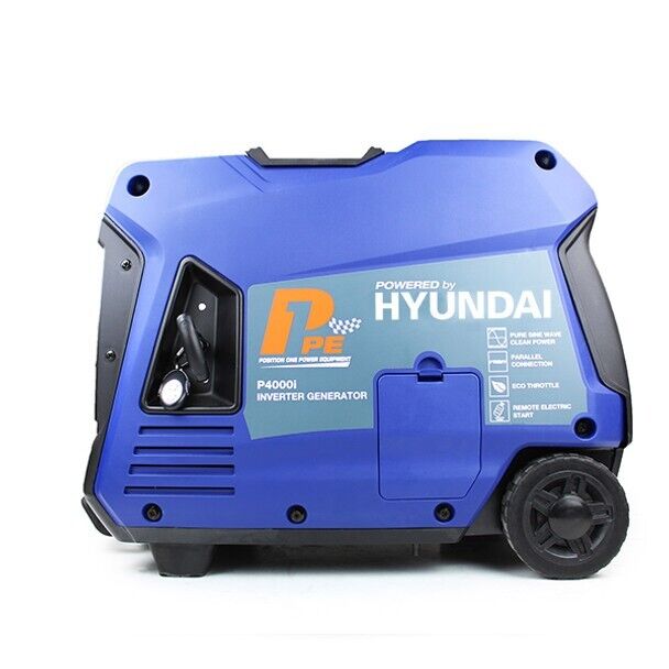 Hyundai 3800W Petrol 3.8kW Portable Inverter Generator P4000i P1 Power Equipment