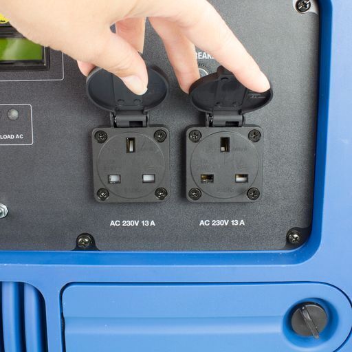 Hyundai 4000W Petrol 4.0kW / 5kVA Portable Inverter Generator HY4500SEI