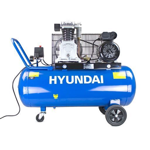 Hyundai 3hp 100L belt drive air compressor with wheels HY3100P