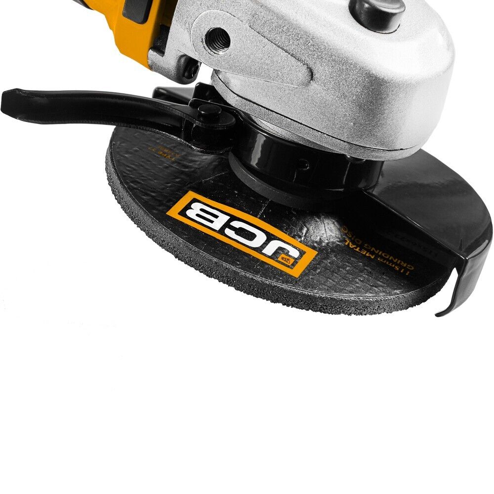 JCB 18V Angle Grinder with 2x 2.0Ah Lithium-ion battery and 2.4A charger