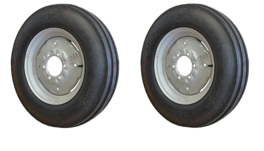 FORD 10 SERIES 4610 5610 FRONT WHEEL RIM AND TYRE PAIR X2 5.50 X 16 inch