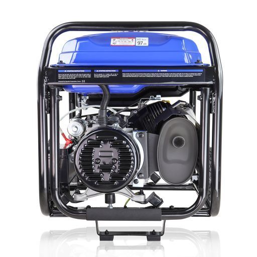 Hyundai 8kW 10kVA Recoil and Electric Start Site Petrol Generator HY10000LEk-2