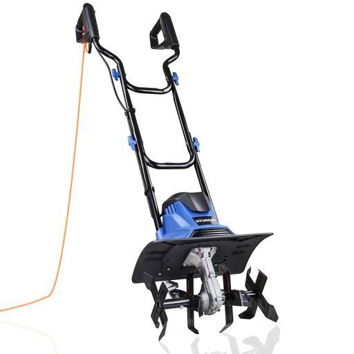 Hyundai HYT1050E Electric Garden Tiller Rotavator 350mm 1050W Powerful Tool
