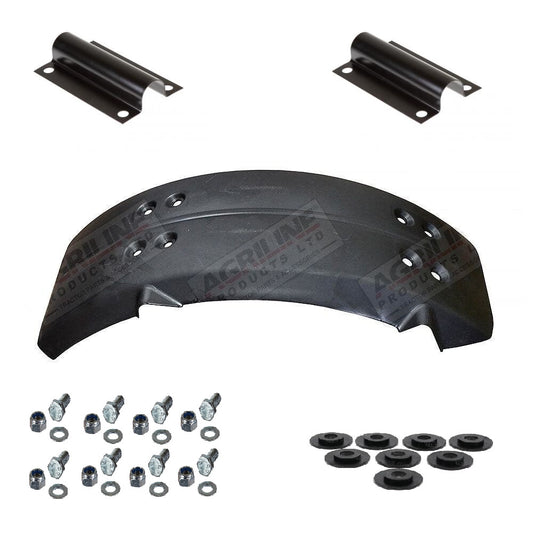JCB TELEHANDLER LOADAL 526-56 N/S PASSENGER FRONT REAR FENDER WITH FIXING KIT