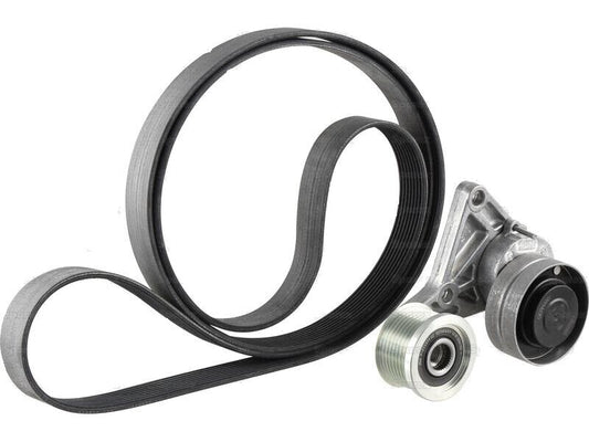 JOHN DEERE 6320 6420 6420S 6520 6530 6534 6615 6715 DRIVE FAN BELT KIT TENSIONER