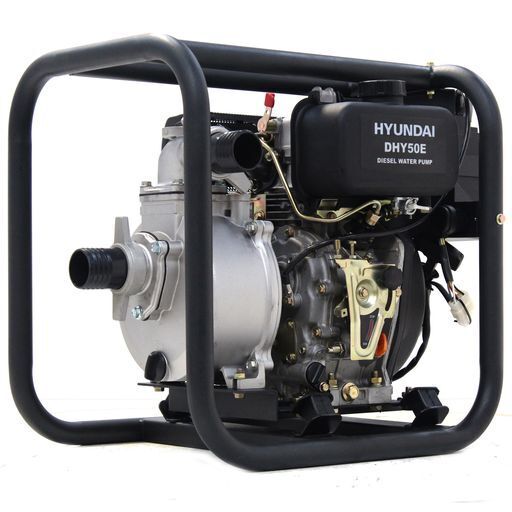Hyundai 50mm Electric Start Diesel Water Pump