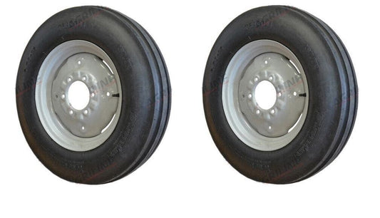 FORD 10 SERIES 4610 5610 FRONT WHEEL RIM AND TYRE PAIR X2 5.50 X 16 inch