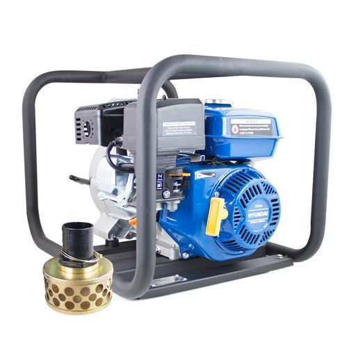 Hyundai 212cc Professional Petrol Water Trash Pump 3"/76mm Outlet