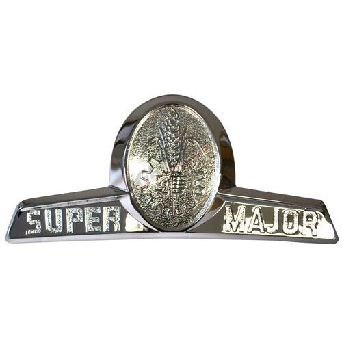 FORDSON SUPER MAJOR FRONT BADGE CHROME **SUPERB QUALITY**