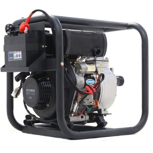 Hyundai 50mm Electric Start Diesel Water Pump