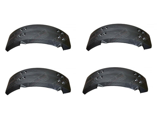 JCB TELEHANDLER LOADAL 535-140 SET OF 4 FOUR FRONT REAR MUDGUARD FENDER BLACK