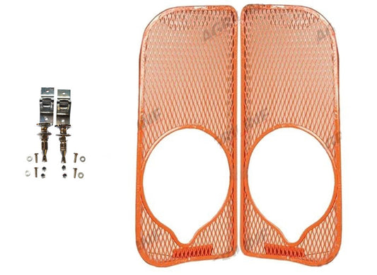 FORDSON DEXTA SUPER DEXTA GRILL GRILLE WITH LIGHT HOLES AND FIXING KIT COMPLETE