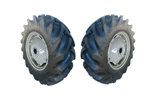 FORD 100 1000 10 SERIES WHEEL WITH GOODYEAR SUREGRIP DIAMOND TYRE PAIR REAR