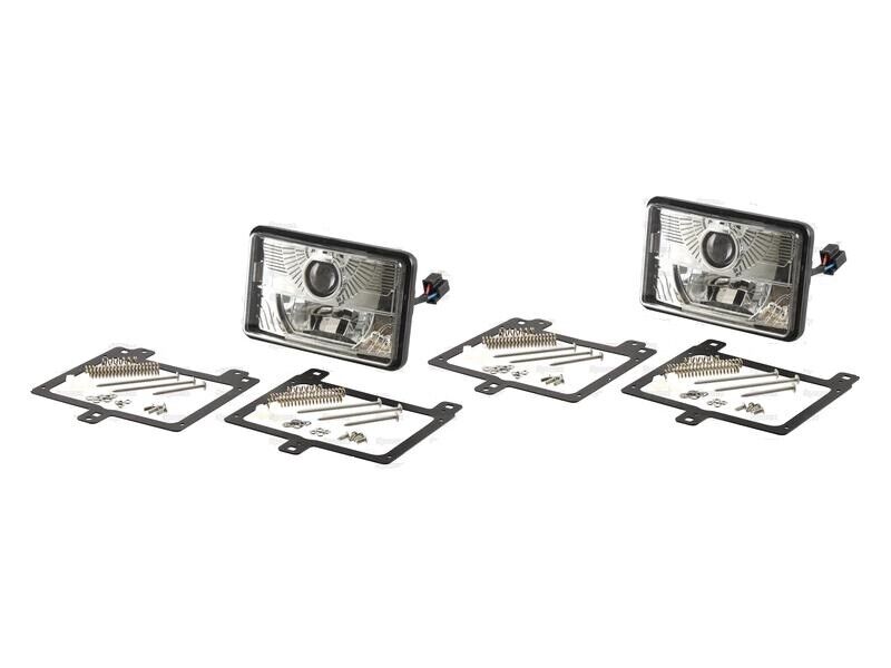 MASSEY FERGUSON 4000 6000 8000 LED HEAD LIGHT KIT BRIGHT 1320 LUMENS PAIR