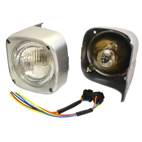 MASSEY FERGUSON 135 148 165 175 185 188 TRACTOR HEAD LIGHT LAMPS PAIR SET